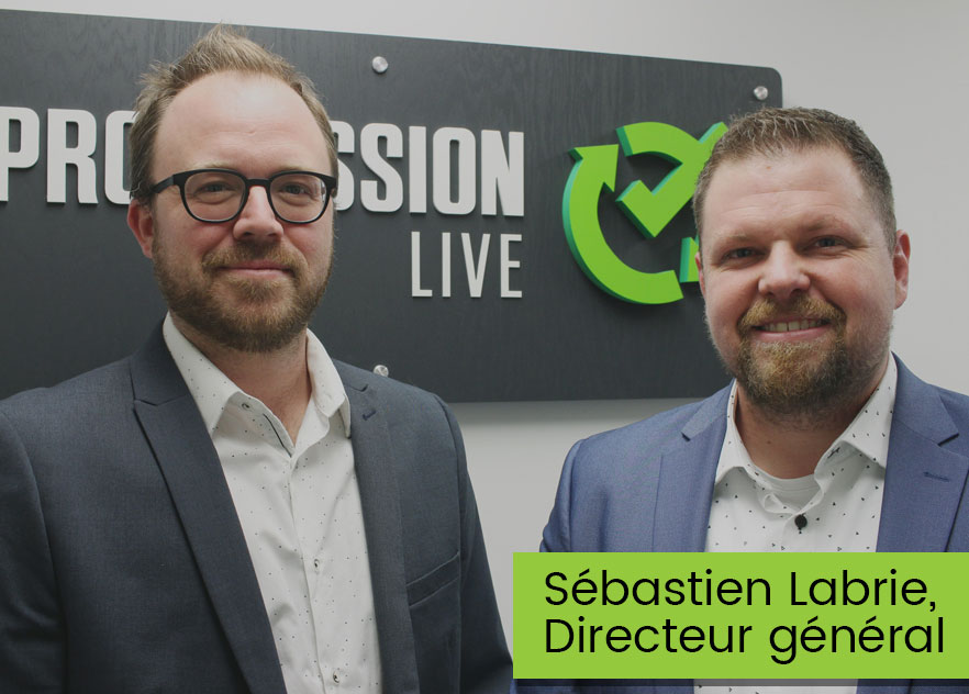 ProgressionLIVE a une grande annonce.Sébastien Labrie devient DG.